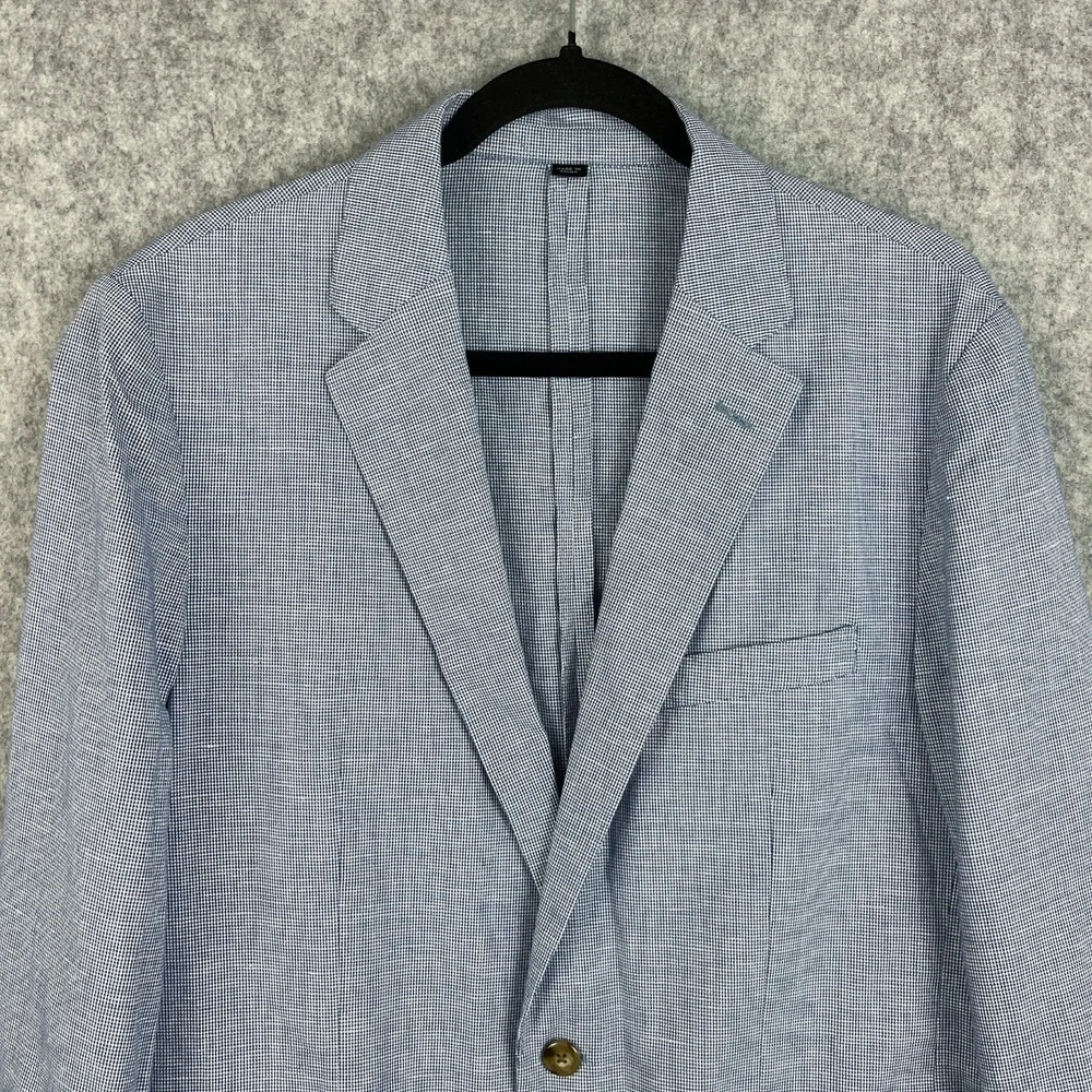 J Crew Suit Jacket Mens 40R Ludlow Slim Fit Unstructured Cotton Linen Somelos